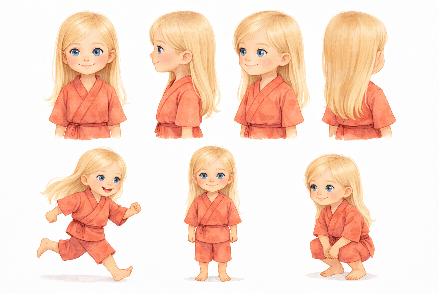 Character sheet from the personalized book